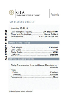 Loose diamonds CER LD2603897