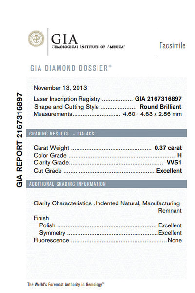 Loose diamonds CER LD2603897