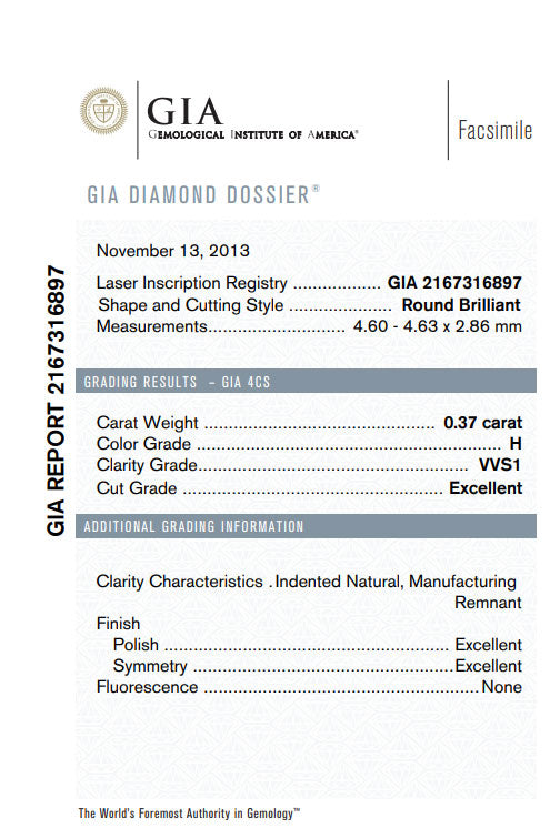 Loose diamonds CER LD2603897